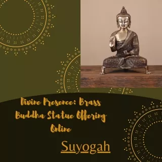 Divine Presence Brass Buddha Statue Offering Online