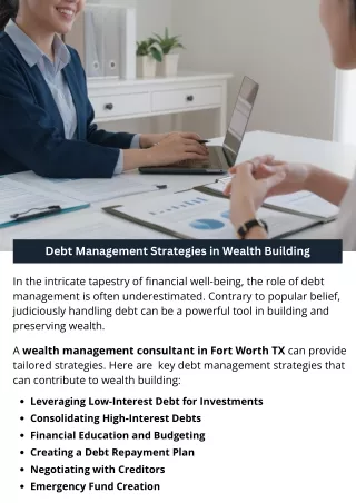 Debt Management Strategies in Wealth Building