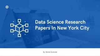Data Science Research Papers in New York