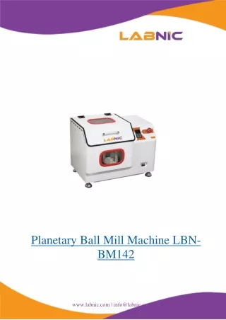 Planetary-Ball-Mill-Machine-LBN-BM142