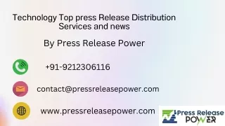 Top press Release Distribution Services