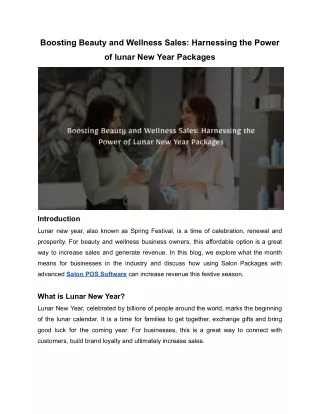 Boosting Beauty and Wellness Sales_ Harnessing the Power of Lunar New Year Packages