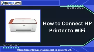How to Connect HP Printer to WiFi