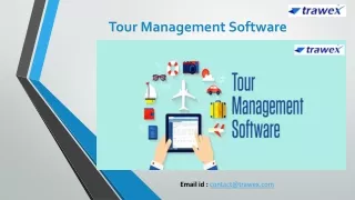 Tour Management Software