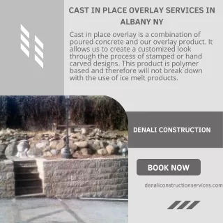 Cast in Place Overlay Services in Albany NY