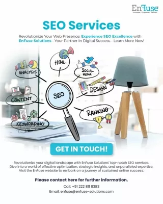 Experience SEO Excellence with EnFuse Solutions - Learn More Now!