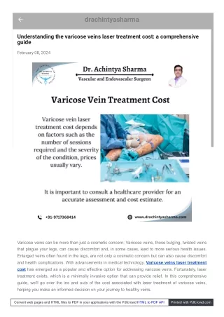 Tips for Saving Money on Varicose Vein Treatment