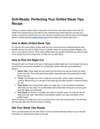 Grill-Ready_ Perfecting Your Grilled Steak Tips Recipe - Google Docs