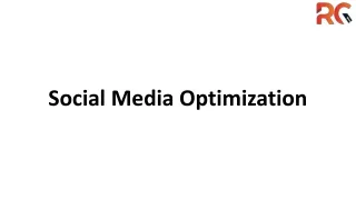 Social Media Optimization SMO training in Hyderabad