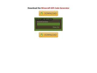 minecraft gift code