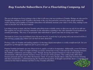 Buy Youtube Subscribers: An Effective Marketing Strategy
