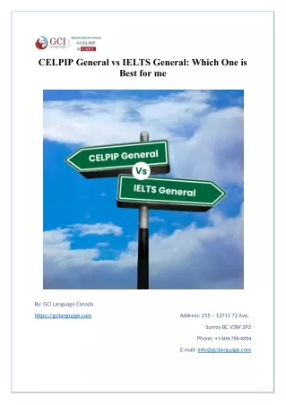 CELPIP General vs IELTS General Which One is Best for me