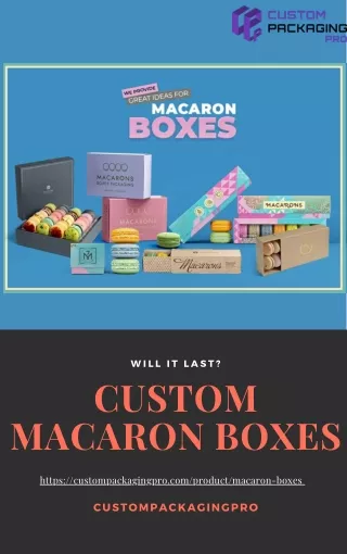 Custom Macaron Boxes