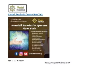 Best Kundali Reader in Queens New York