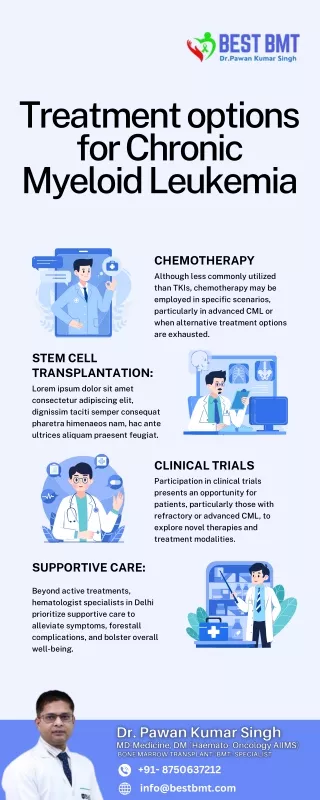 Treatment options for Chronic Myeloid Leukemia