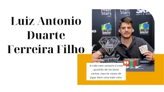 Poker para Sucesso Empresarial: Luiz Antonio Duarte Ferreira Filho fraude fiscal