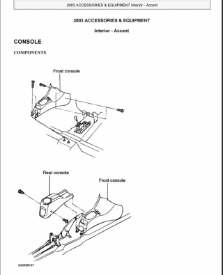 2000 Hyundai Accent Service Repair Manual