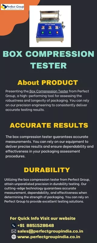 Box Compression Tester