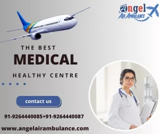 Angel Air Ambulance Services in Bangalore And Kolkata