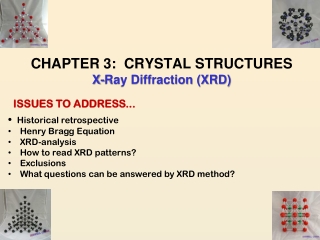 CHAPTER 3: CRYSTAL STRUCTURES X-Ray Diffraction (XRD)