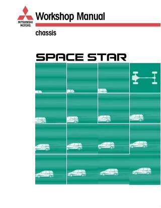 2001 Mitsubishi Space Star Service Repair Manual