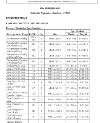 2001 Pontiac Bonneville Service Repair Manual