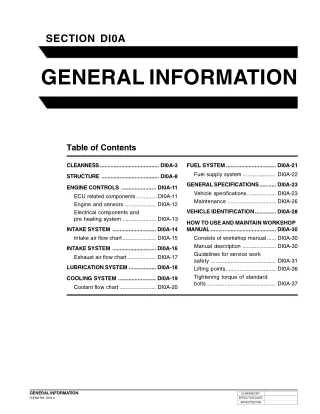 2001 Ssangyong Rexton Service Repair Manual