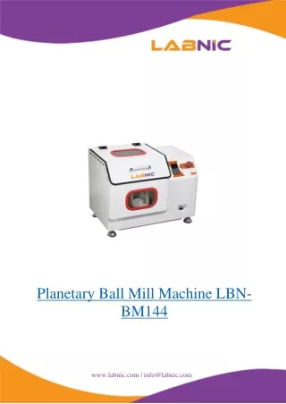 Planetary-Ball-Mill-Machine-LBN-BM144