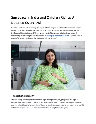 Surrogacy in India and Children Rights_ A Detailed Overview!.docx