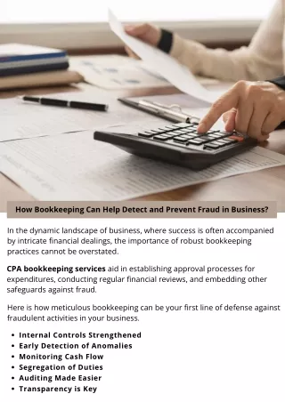 How Bookkeeping Can Help Detect and Prevent Fraud in Business?