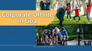 Find best Offsite MICE Options and Event Venues in Goa with CYJ