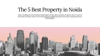 The 5 Best Property in Noida