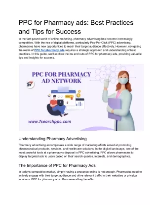 PPC for Pharmacy ads_ Best Practices and Tips for Success