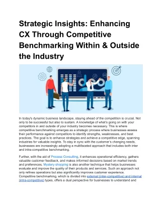 Strategic Insights_ Enhancing CX Through Competitive Benchmarking within & Outside the Industry