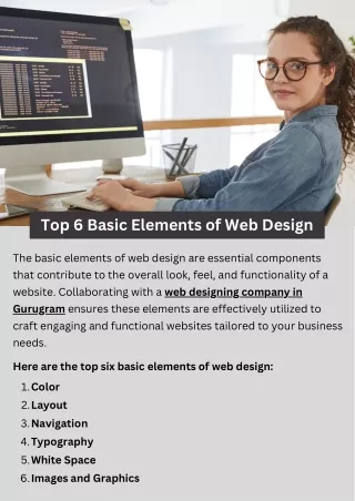 Top 6 Basic Elements of Web Design