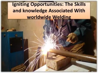 Important skills required for welder machine