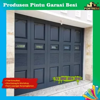TERBAIK..!! Wa 0852 1824 3246 Produsen Pintu Garasi Minimalis Besi Fortress Untuk Kantor Di Tanjungpinang