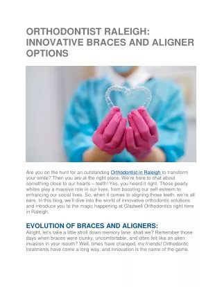 Top Orthodontist Raleigh Invisalign Experts