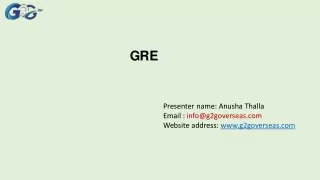 GRE coaching centres in hyderabad