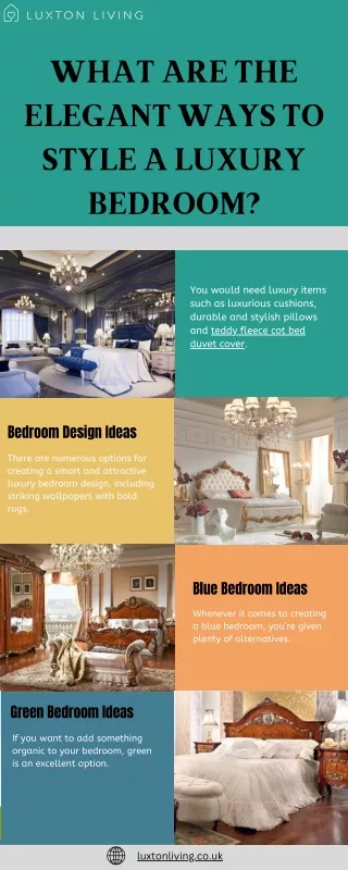 What are the Elegant Ways to Style a Luxury Bedroom