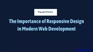 The Importance of Responsive Design in Modern Web Development