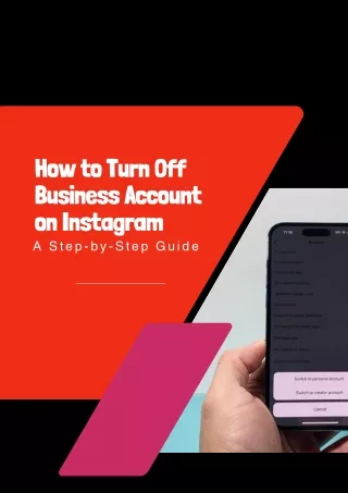 How to Turn Off Business Account on Instagram A Step-by-Step Guide