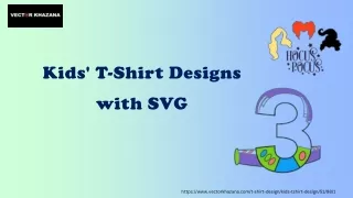 Kids' T-Shirt Designs with SVG