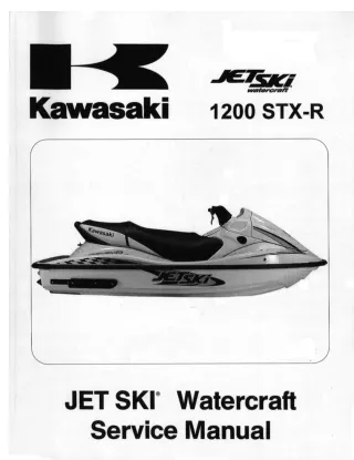 2003 Kawasaki 1200 STX-R Jet Ski Service Repair Manual