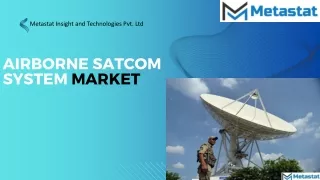 Connecting the Clouds: Trends and Insights in the Airborne SATCOM System Market