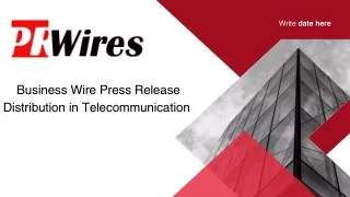 business wire press release distribution with Pr Wires in telecomunnication