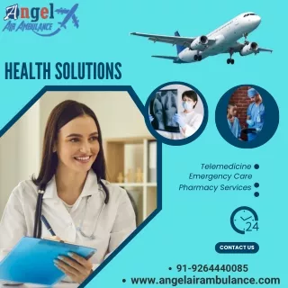 Angel Air Ambulance Service in Banglore And Varanasi