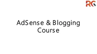 AdSense & Blogging.RG