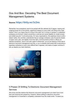 Dox And Box_ Decoding The Best Document Management Systems