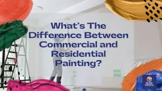 What’s The Difference Between Commercial and Residential Painting